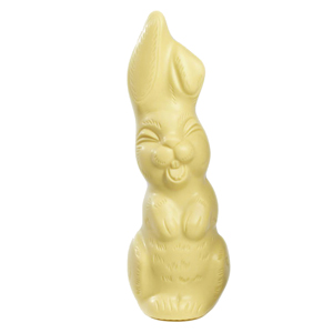 lachhaasje 17 cm witte chocolade